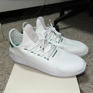 Adidas Tennis HU Pharrell White Green.